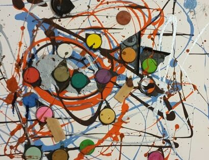 big bang - a Paint Artowrk by Rossella Marmo